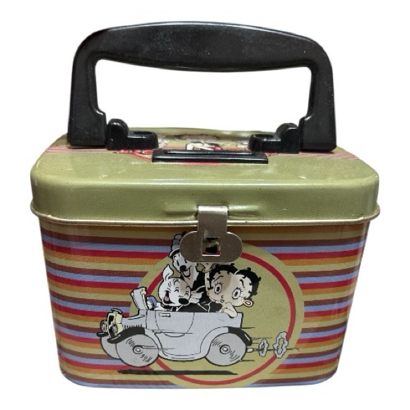 Betty boop Cartoon Character on Blue Motorcycle Toy coin holder lot - Picture 5 of 8